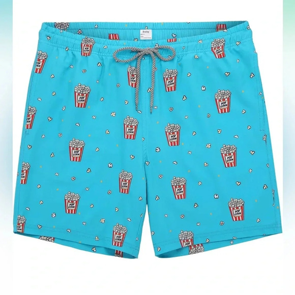 Biwisy Mens Swim Trunks Quick Dry Swim Shorts Mesh Lining Sz M NWT #001 - Picture 3 of 6